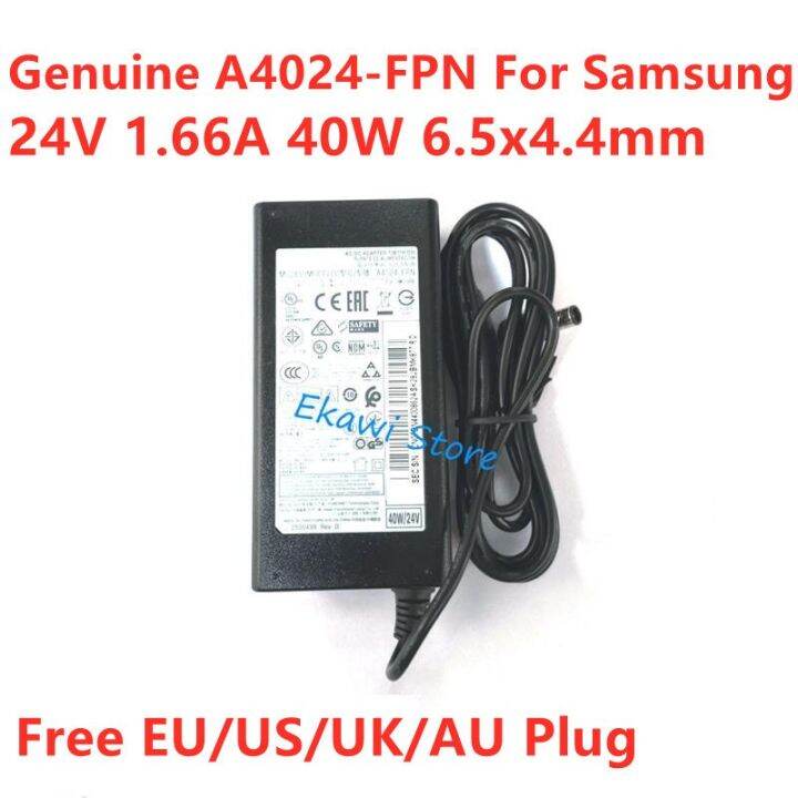 Genuine A4024_FPN 24V 1.66A 40W A4024FPN AC Adapter For SAMSUNG