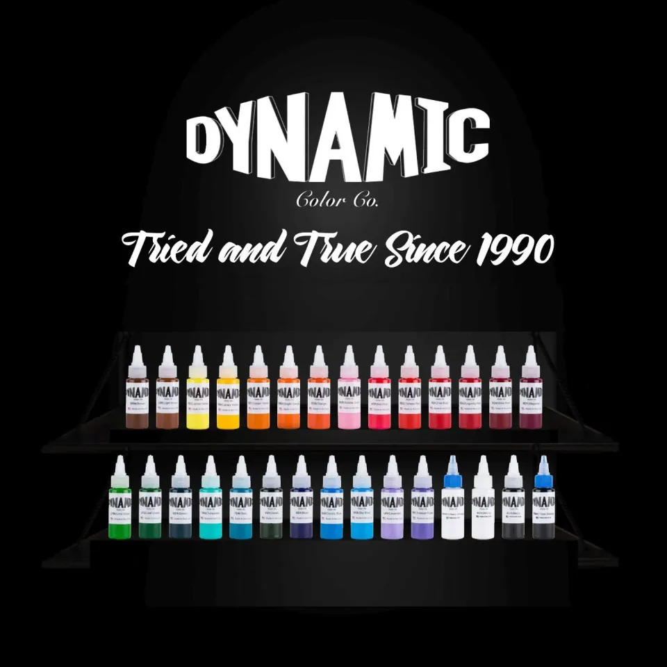 Clearance Special Sale]Dynamic Tattoo ink set original 30ml 1oz for Lining  & Shading Newest Tattoo Equipment Pigment Ink Compatible Tattoo Needle Tip  Machine