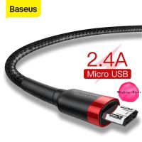 ส่งไว❗สายชาร์จ Micro USB 1เมตร  สายชาร์จเร็ว 2.4A Fast Charging Data Charger สำหรับ Samsung S4 S6 S7 J3 J5 OPPO R9 R11 R15 F7 A83 VIVO V9 V7 Xiaomi Huawei P8 P9 Android MicroUSB สาย USB Charger