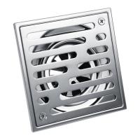 Floor Drains Stainless Steel Square Shower Drain Anti-odor Bathroom Floor Drain Shower Drainer Large Caliber Traps Drains