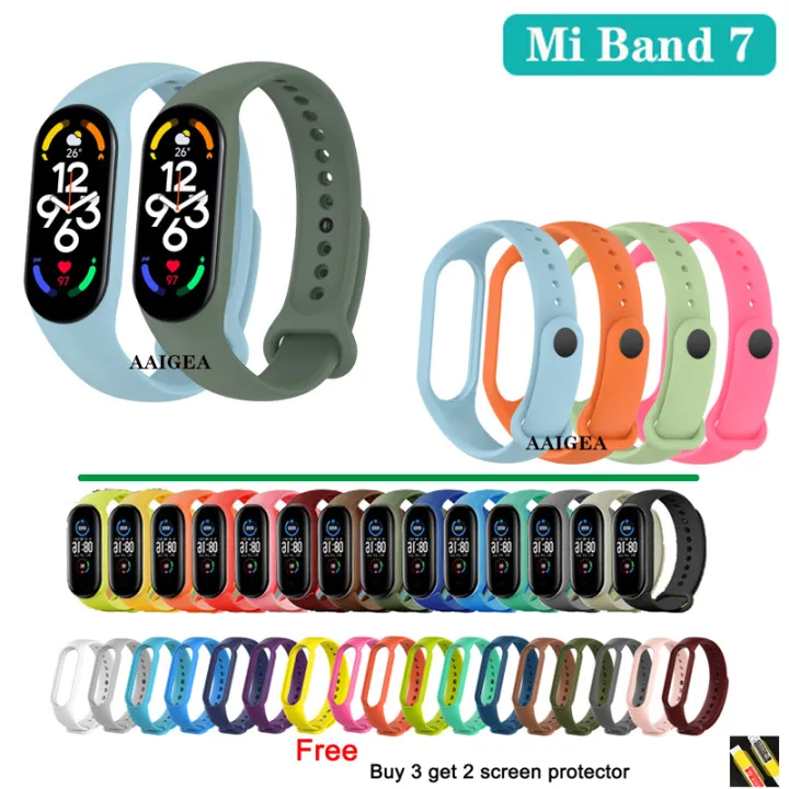 สำหรับ Mi Band 7สายรัดซิลิโคนสำหรับ Xiaomi Miband 7เปลี่ยนสายรัดข้อมือ ...