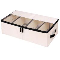 New Style Foldable Storage Box For Shoes Wardrobe Closet Organizer Sock Bra Underwear Cotton Storage Bag Under Bed Storage Box
