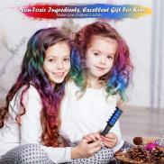 10Pcs Trẻ Em Nhiều màu Thuốc nhuộm tóc Bộ lược Thời Trang Trang Điểm Bộ