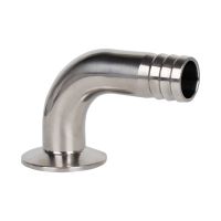 ✸ஐ 1.5 2 Tri Clamp SS304 Stainless Steel Sanitary Pipe Hose Barb Elbow Flange Ferrule Quick Fitting Homebrew Beer Distillation