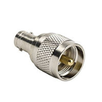 1/2x RF Coaxial Coax อะแดปเตอร์ UHF ชายหญิง BNC PL-259 PL259 Connector