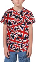 British UK Flag T- Shirt Short Novelty for Boys and Girl