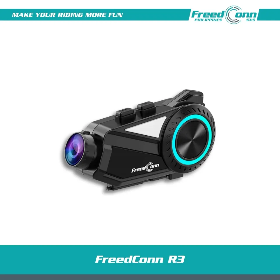 Freedconn R3 DVR Motorcycle Helmet Camera Intercom Bluetooth