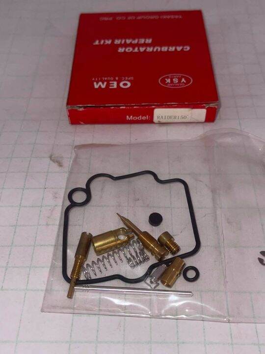 CARBURETOR REPAIR KIT RAIDER 150 YSK BRAND Lazada PH