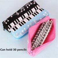 【DT】hot！ Creative Musical Note Piano Stationery Pouch Student Pencil Case Square Single Layer Oxford Cloth Pen Bag for Girls Boy