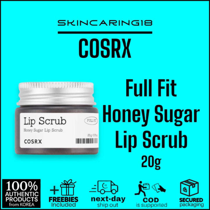 COSRX Full Fit Honey Sugar Lip Scrub 20g SkinCaring18 Lazada PH