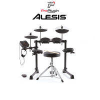 Alesis Debut Kit กลองไฟฟ้าครบชุดสำหรับผู้เริ่มต้น  หนังมุ้งให้ความสมจริง 10 Drum kits 120 Sounds 30 Patterns (ProPlugin)