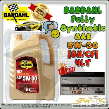 Bardahl MXP Fully Synthetic 5w40 Engine Oil SAE 5W-40 API SN/CF 1