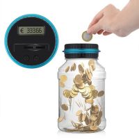 Portable Lcd Display Electronic Coin Bank Counting Piggy Two Types Of Intelligent Computing And Storage Childrens Toys