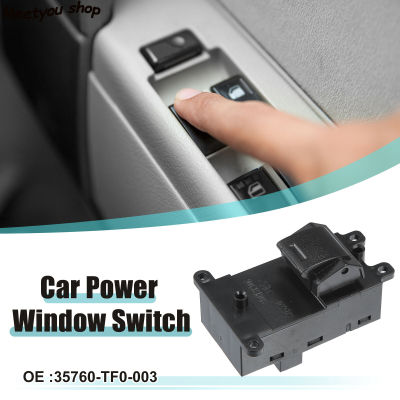 35760-TF0-003เปลี่ยนปุ่มหน้าต่างประตูสวิตช์กระจกไฟฟ้ารถยนต์ที่เข้ากันได้กับ CIVIC 2012-2015