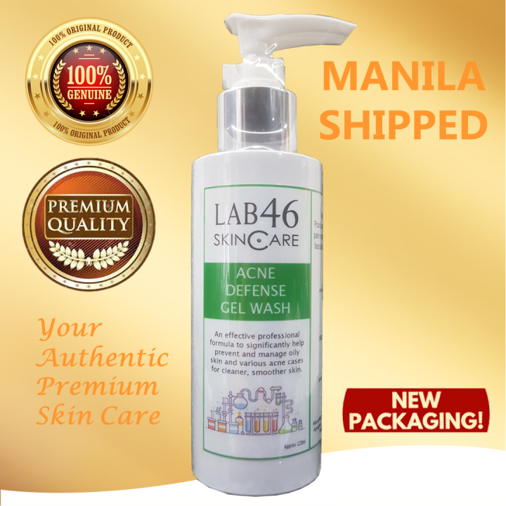 Lab 46 Lab46 Acne Defense Gel Wash 120ml ONHAND GENUINE Acne Treatment