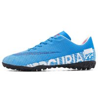 ZHENZU New Football Boots Men Soccer Cleats Kids Boys Soccer Shoes Training Sport Shoes Sneakers chuteira Eur size 35-44