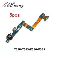 AliSunny 5pcs Charging Port Flex Cable สําหรับ SamSung Tab A 9.7 T555 T550 P550 P555 TabA Charger USB Dock Connector อะไหล่ซ่อม