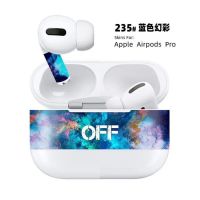 Cartoon apple Airpods pro wireless bluetooth headset sticker wireless bluetooth headset 3 generation dust stick