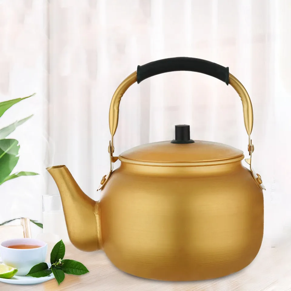 1L /1.5L/2L Teapot Stainless Steel Coffee Tea Kettle With Infuser Filter  black Oolong Tea