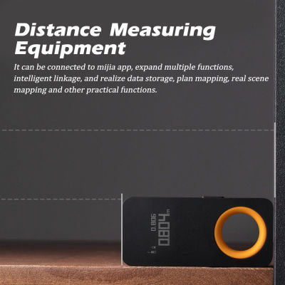 High-precision Intelligent Distance Measuring Equipment Miniature Rangefinder Household Measuring Instrument Electronic Ruler Distance Measuring Instrument OLED Screen Connect To APP