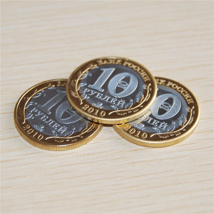 เหรียญสิบรูเบิลสาธารณรัฐเชชเนียที่ลูกค้าชื่นชอบ2010เหรียญ3ชิ้น-ล็อตของขวัญธุรกิจการผลิตซ้ำคุณภาพสูง