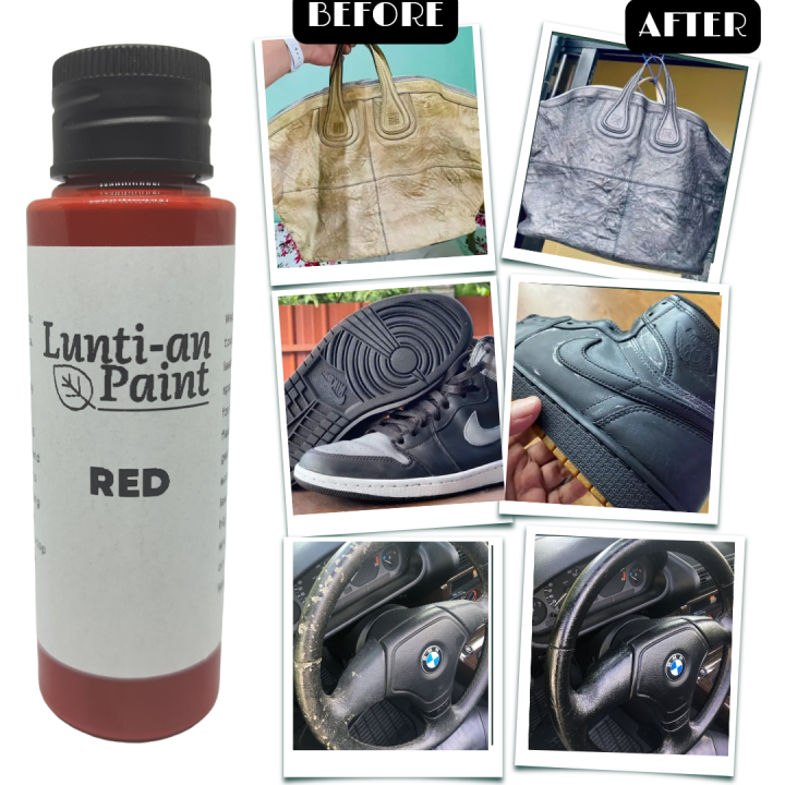 Red Leather Dye Quick dry and dye paint for your Shoes