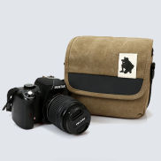 Túi Đựng Máy Ảnh Đeo Vai Vải Bố Thời Trang Mới Túi Vải Bố Cho Nikon Canon