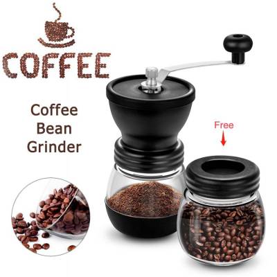 เครื่องบดกาแฟ วินเทจ เครื่องบดเมล็ดกาแฟ ที่บดเม็ดกาแฟ ปรับความละเอียดได้ Coffee Bean Grinder เครื่องบด ที่บด แบบมือหมุน