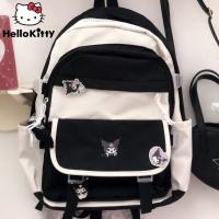 ✉ Sanrio Kuromi Melody Cinnamoroll Sweet Women Backpacks High Quality Student Large Capacity Soft Cute Japan Korean Y2k Schoolbag