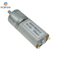 pcbfun 20GA18 0ลด DC เกียร์ Motor-12V/100รอบต่อนาที