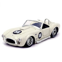 Jada 1:24 1965 Shelby 427 CO SC การจำลองสูงรถ Diecast รถของเล่นหุ่นอัลลอยโลหะสำหรับการเก็บของขวัญสำหรับเด็ก