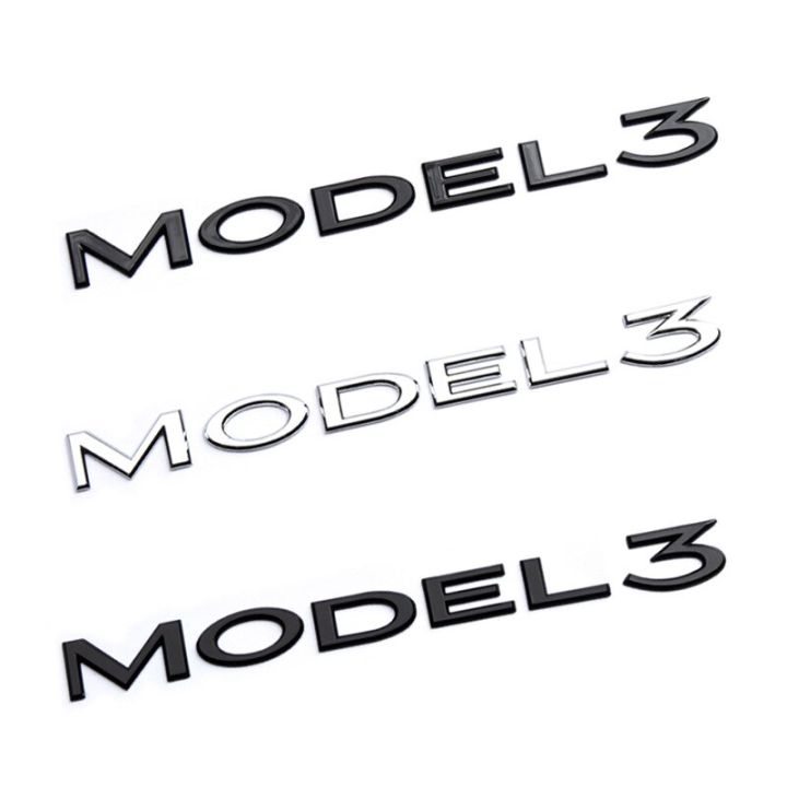 ตัวอักษร-abs-3d-model3-y-สำหรับ-tesla-ช่วงลำตัวส่วนหลังของรถกระบะตรารถยนต์สติกเกอร์รถรูปลอกสำหรับรุ่น3-y-x-s