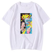 Mens Tees Shirts T Shirt American Pop Manga Printing Clothing T Shirt Male