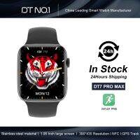 DTNO.1 DT7 PRO MAX นาฬิกาอัจฉริยะสแตนเลส 1.95 นิ้วหน้าจอขนาดใหญ่ 390 * 435 ความละเอียด NFC GPS Track Bluetooth call