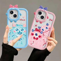 เคส Hp Samsung A04 A04s Samsung A12 A03s A03 A13 A22 A23 M22 M32 M23 A51 3D A32 A31 A02s A21s A20 A52 A52s A30s เคส Ksing น่ารักผูกโบว์มอนสเตอร์เลนส์การ์ตูนคู่มอนสเตอร์นิ่มเต็มฝาหลังนิ่ม-bisa COD ICasing