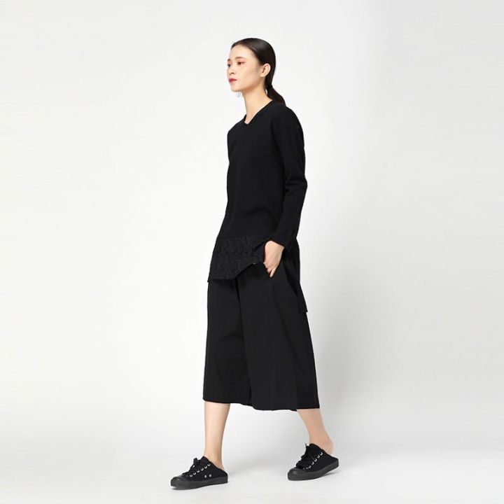 xitao-t-shirt-fashion-black-long-sleeve-tee-women-casual-t-shirt