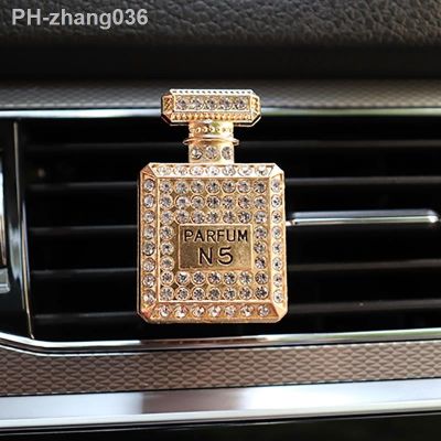 Diamond Perfume Bottle Car Air Freshener Interior Accessories Diamond Perfume Bottle Car Air Vent