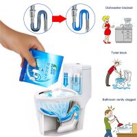 1Pcs Drain Cleaner Pipe Cleaners Sewer And Sewage Plunger Kitchen Sink Bathroom Accessory Dredging Agent Deodorization Clogging Traps Drains