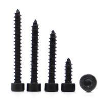 10-50pcs M2 M2.6 M3 M3.5 M4 M5 M6 8.8 Carbon Steel With Black Hexagon Socket Cap Head self tapping screw Model Screws Screw Nut Drivers