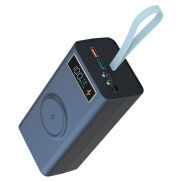 Hộp Đựng Nguồn Tự Làm PD QI 21 Khe Có Thể Tháo Rời Vỏ Pin 18650 Hộp Sạc