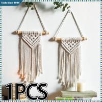 Loviver แขวนผนัง Macrame ตกแต่งพรมศิลปะบนกำแพงทอสไตล์โบโฮสำหรับงานแต่งงานในห้องนอน