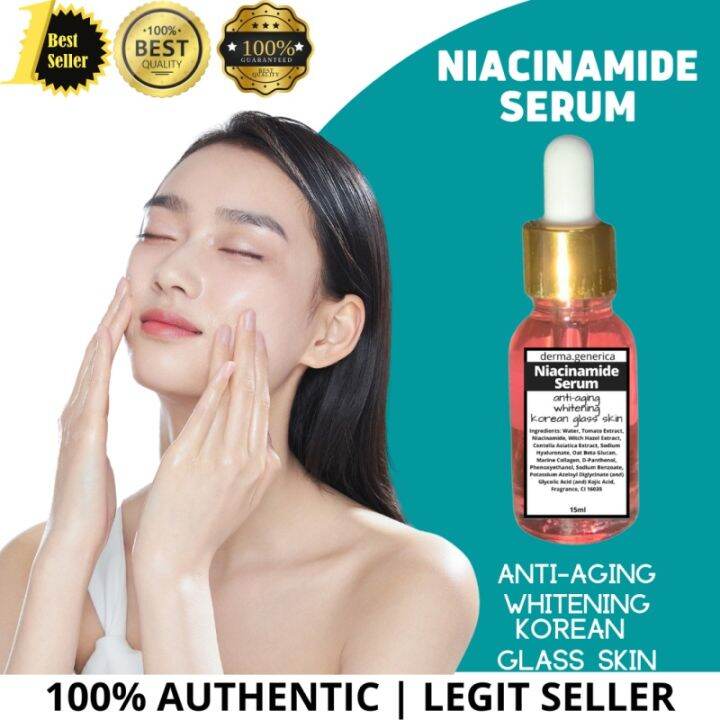 ORIGINAL Niacinamide serum by derma generica anti aging whitening