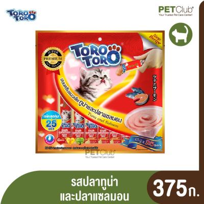 [PETClub] Torotoro cat - ขนมแมวเลีย รสปลาทูน่าและปลาแซลมอน (375g)