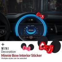 hgjmgkkk Car Steering Wheel Cute Bow-knot Styling Steering Wheel Decoration Car Accessories for MINI COOPERS ONE R56 F54 F55 F56 F60 R60