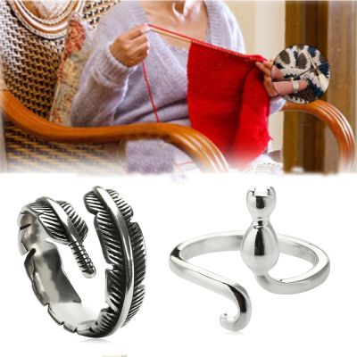 【CW】 Wear Yarn Guides Jewelry Crochet Sewing Knitted Knitting
