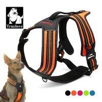 Truelove Sport Nylon Reflective No Pull Dog Harness Outdoor Adventure Pet Vest With Handle XS To XL 5 Colors In Stock Factory Collars