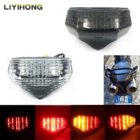 Untuk Yamaha FZ600 FZ6 FAZER 2004 2005 2006 2007 2008 2009 Lampu Belakang LED Sepeda Motor Perakitan Lampu Belakang Kemudi