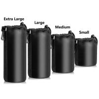 Camera case Lens Pouch Set Lens Case Small Medium Large and Extra Large For DSLR Camera Lens Bag Pouch Shockproof