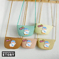 【พร้อมส่ง】wonderful story กระเป๋าสไตล์หมีน้อยน่ารักสำหรับเด็กหญิงในช่วงฤดูร้อนใหม่ล่าสุด