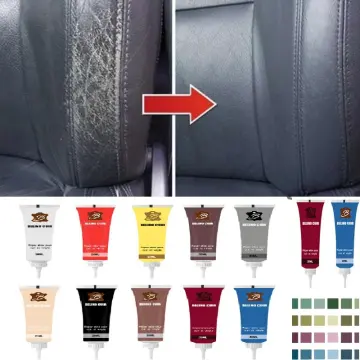 Leather Repair Gel Kit Color Repair Home Car Seat Leather Dye Repair  Refurbishing Cream Paste Leather Cleaner Car Paint 7 Colors